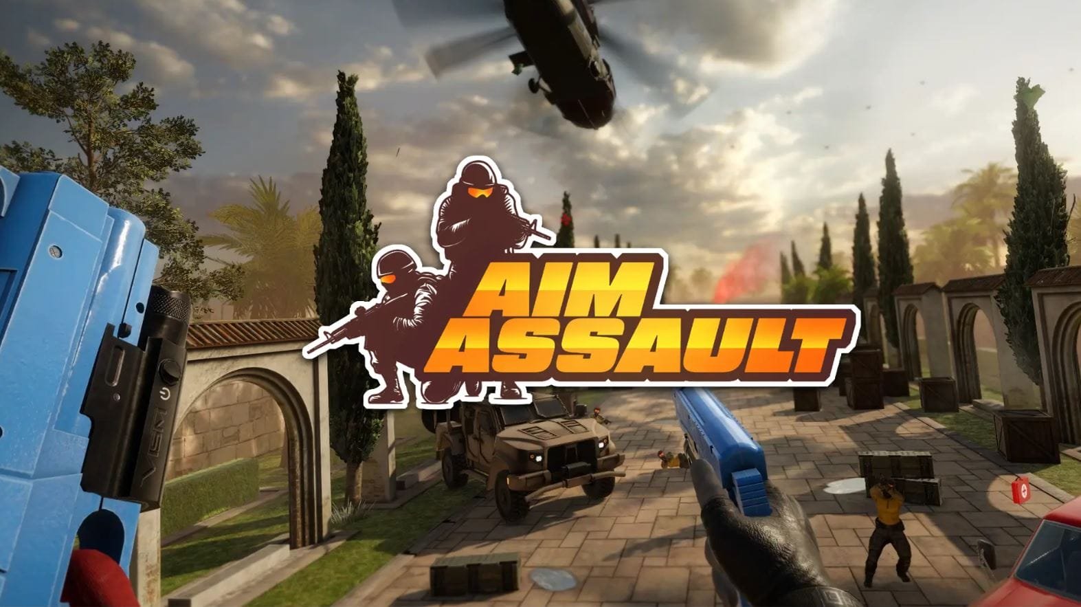 اطلاق نسخة مصغرة DEMO من لعبة التصويب Aim Assault لنظارات PCVR. – Realm VR | عالم الواقع الإفتراضي