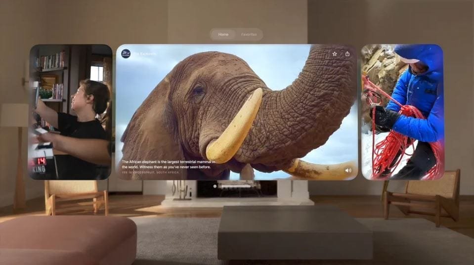 معرض جديد لعرض الصور ثلاثية الأبعاد بعد التحديث الجديد لنظارات Apple Vision Pro. – Realm VR | عالم الواقع الإفتراضي