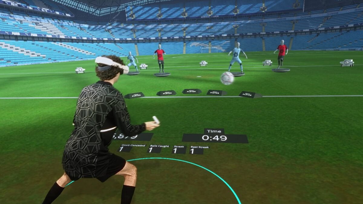 Football VR! الدوري الإنجليزي بتقنية VR في نهاية 2024! – Realm VR | عالم الواقع الإفتراضي