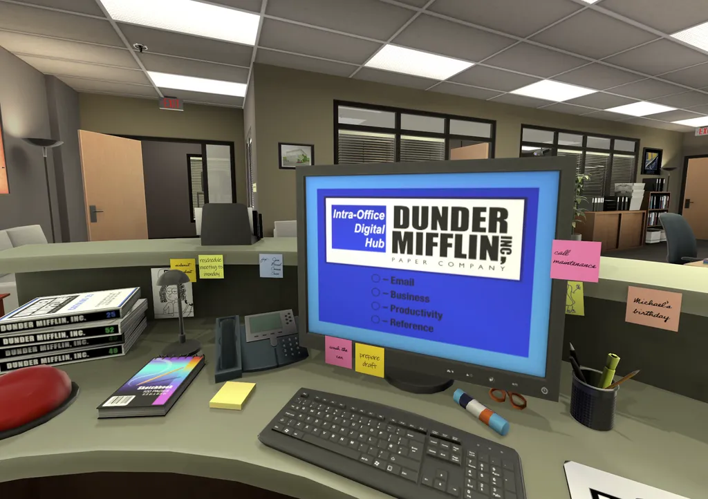 الواقع الافتراضي يصله مكتب Dunder Mifflin على Meta Horizon Worlds VR – Realm VR | عالم الواقع الإفتراضي