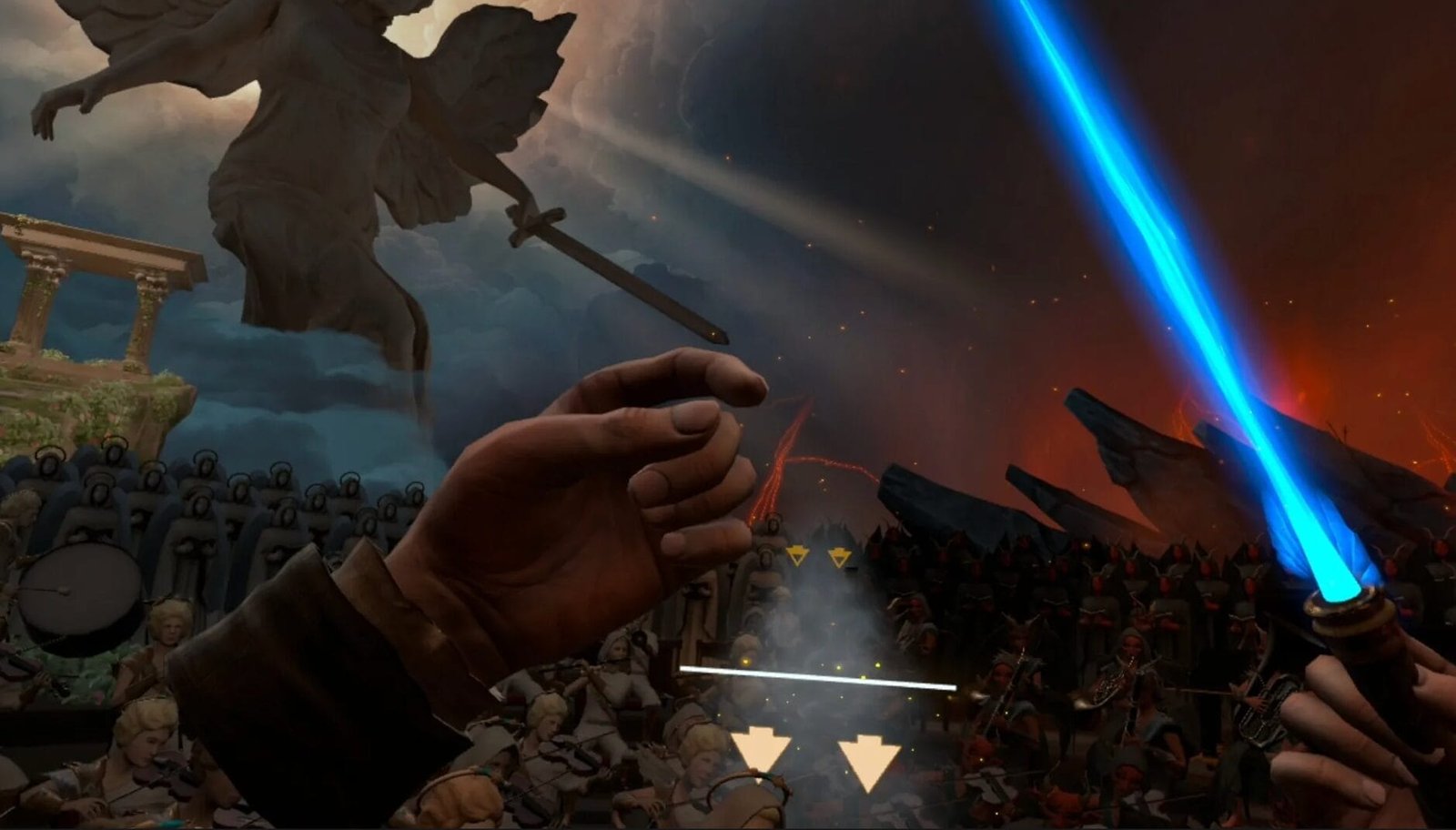 اطلاق لعبة الموسيقى والايقاع Maestro لنظارات PSVR2 مع حزمة جديدة. – Realm VR | عالم الواقع الإفتراضي