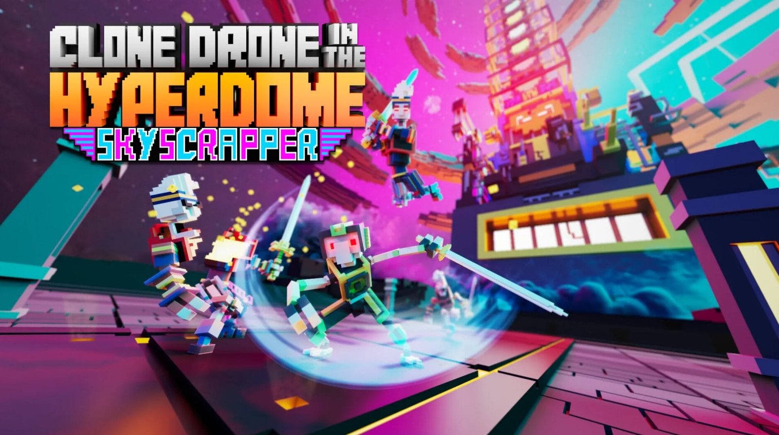 لعبة Clone Drone in the Hyperdome تحصل على طور لعب جديد. – Realm VR | عالم الواقع الإفتراضي