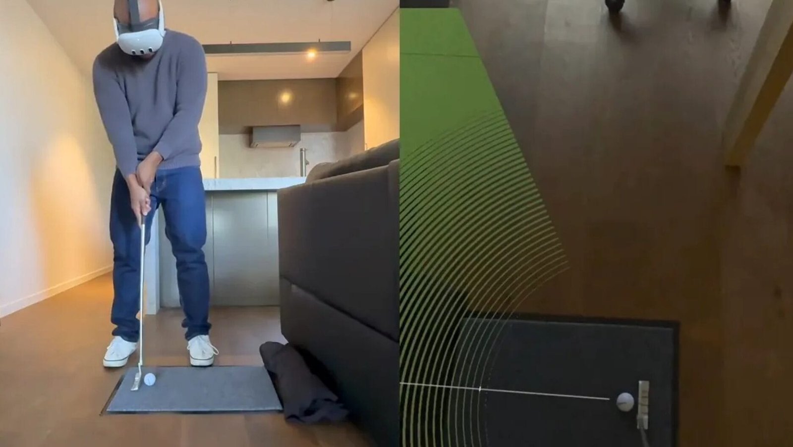 العب الجولف بطريقة جديدة مع لعبة Putt Window. – Realm VR | عالم الواقع الإفتراضي