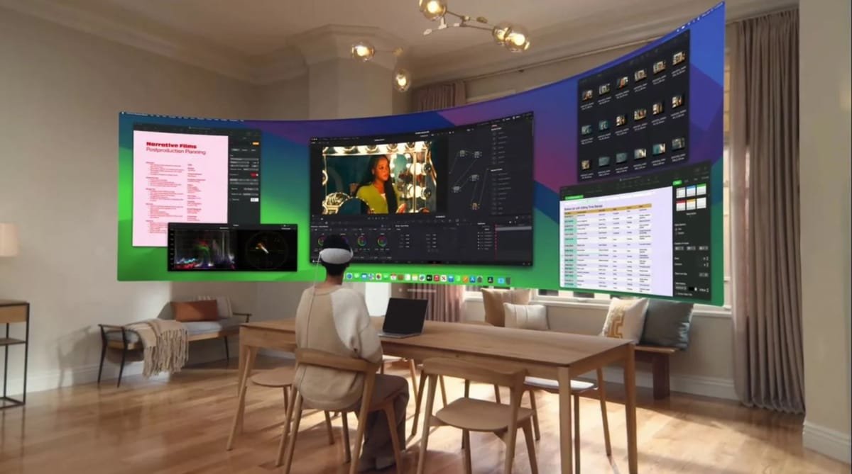 من الممكن ان تتم إضافة خاصية Panoramic Display لنظارات Apple Vision Pro قريبا. – Realm VR | عالم الواقع الإفتراضي
