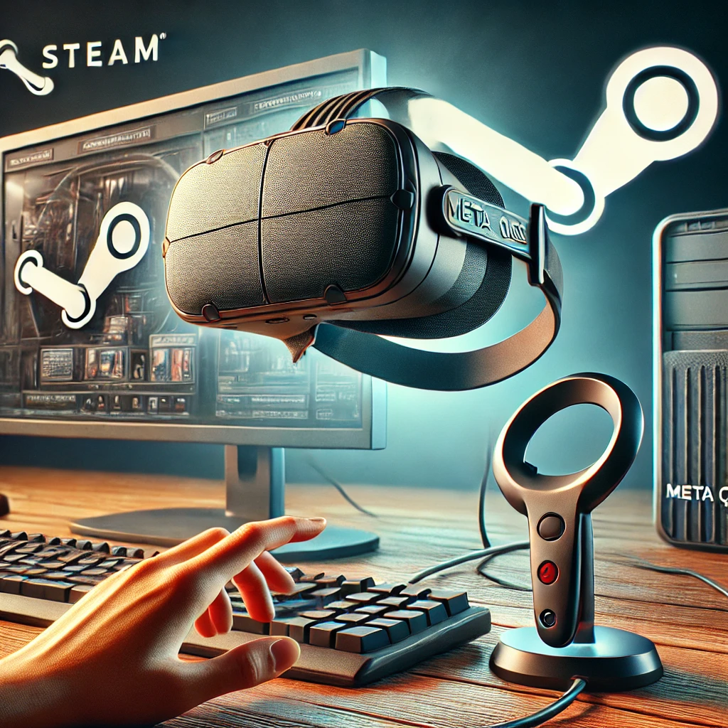 تحسين تجربة نظارات Quest على Steam Link – Realm VR | عالم الواقع الإفتراضي