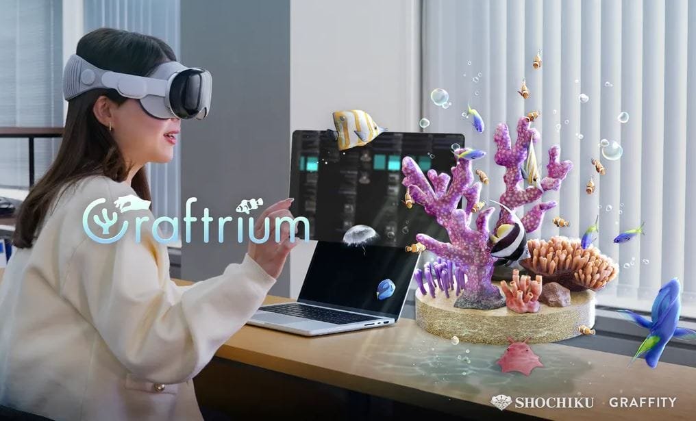 لعبة Craftrium متاحة الآن مجانا لنظارات Apple Vision Pro. – Realm VR | عالم الواقع الإفتراضي