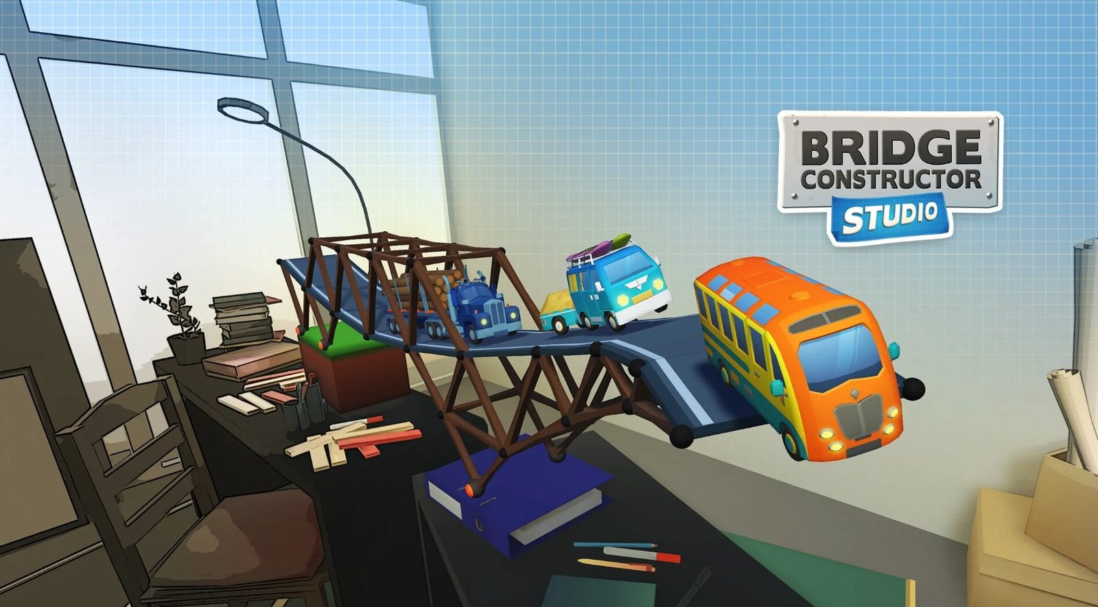 لعبة بناء الجسور Bridge Constructor Studio متاحة الآن لنظارات PSVR2 و PCVR. – Realm VR | عالم الواقع الإفتراضي