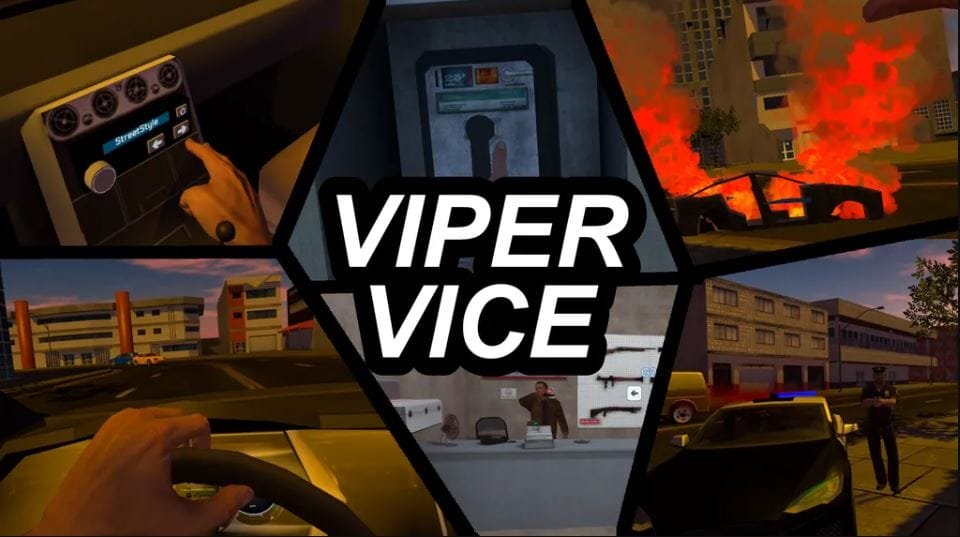 لعبة Viper Vice شبيهة GTA قادمة قريبا لنظارات Quest. – Realm VR | عالم الواقع الإفتراضي