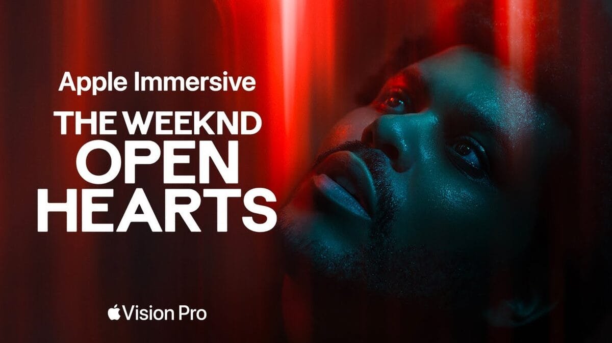 فيديو جديد لآخر أغاني The Weeknd حصريا عبر نظارات Apple Vision Pro. – Realm VR | عالم الواقع الإفتراضي