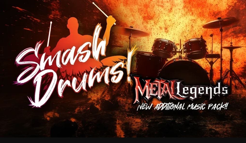حزمة أغاني Metal جديدة تمت اضافتها للعبة Smash Drums. – Realm VR | عالم الواقع الإفتراضي