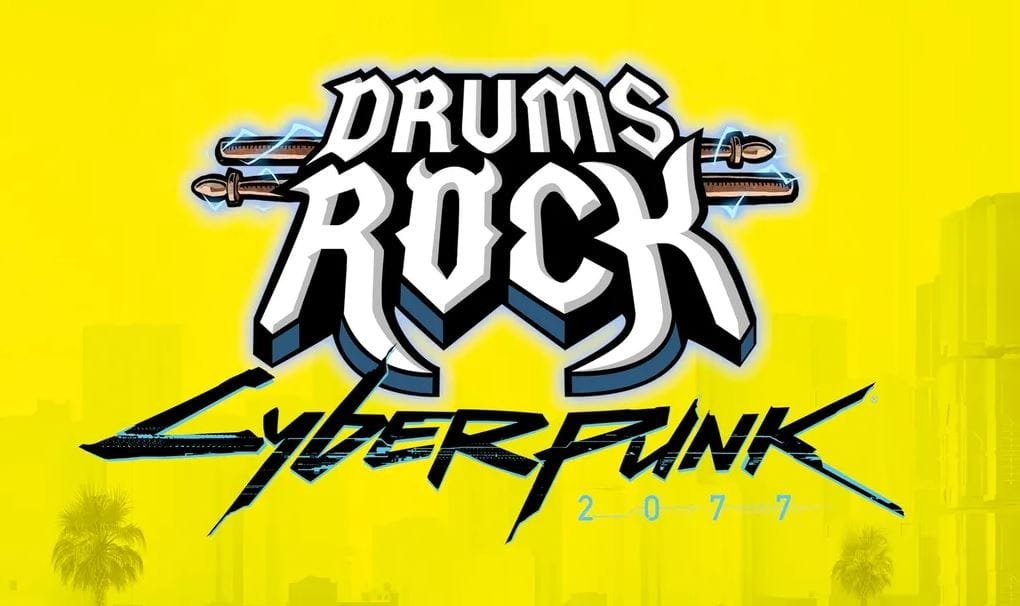 تعاون مشترك بين لعبتي Drums Rock و Cyberpunk 2077. – Realm VR | عالم الواقع الإفتراضي