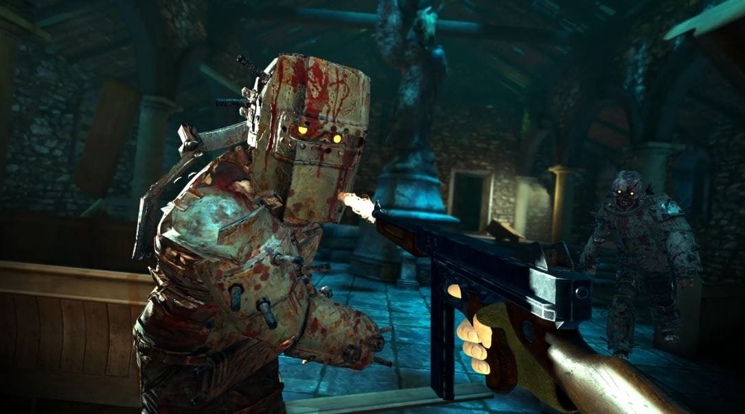 عرض تشويقي جديد من داخل لعبة الزومبي القادمة Zombie Army VR. – Realm VR | عالم الواقع الإفتراضي