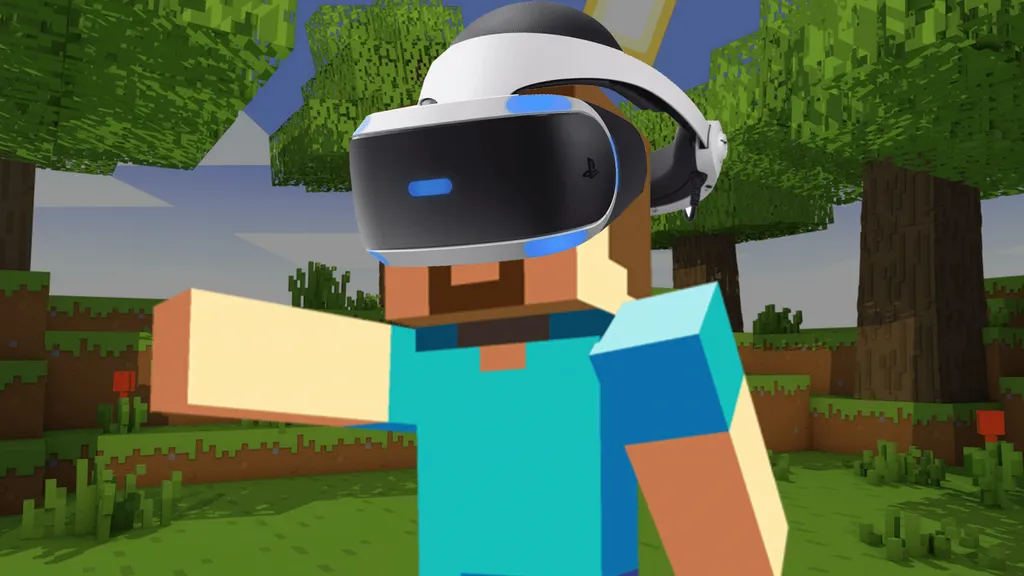 لعبة Mine Craft توقف الدعم عن نظارة بلاي ستيشن PlayStation VR العام المقبل – Realm VR | عالم الواقع الإفتراضي