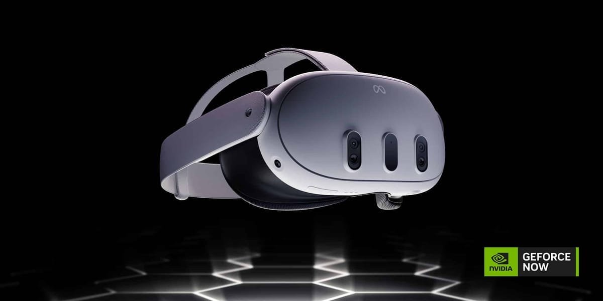 خدمة العاب GeForce NOW السحابية متاحة الآن لنظارات Quest 3 و Apple Vision Pro. – Realm VR | عالم الواقع الإفتراضي
