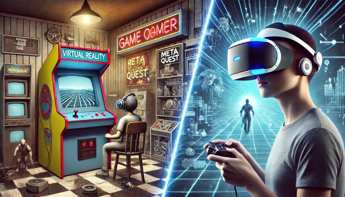 من الماضي إلى المستقبل: رحلة تطور نظارات الواقع الافتراضي في عالم الألعاب – Realm VR | عالم الواقع الإفتراضي