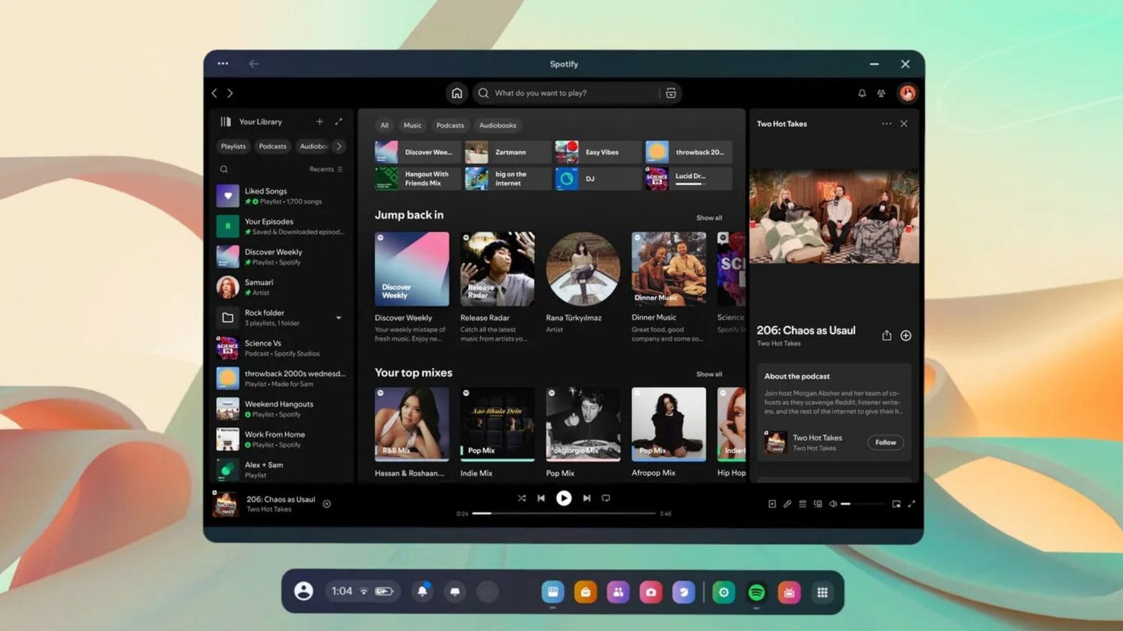 تطبيق Spotify متاح الآن عبر متجر نظارات Quest. – Realm VR | عالم الواقع الإفتراضي