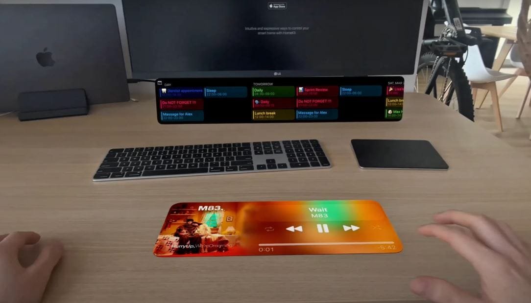 تطبيق Homerise لنظارات Apple Vision PRO يحول منزلك الى منزل ذكي. – Realm VR | عالم الواقع الإفتراضي